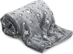 Najlacnejšie 4home Deka Soft Dreams Stars svietiaca 150x200">