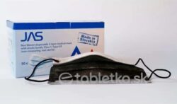 Najlacnejšie A.L.K.A. Ochranné rúška jednorazové 3-vrstvové čierne 50 ks">