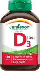 Najlacnejšie Jamieson Vitamin D3 1000 IU 100 tabliet">