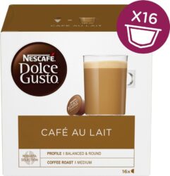 Najlacnejšie Nescafé Dolce Gusto Café Au Lait kávové kapsule 16 ks">