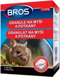 Najlacnejšie Bros Na myši a potkany granule 7 x 20 g">