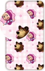 Najlacnejšie Jerry Fabrics plachta Máša a Medveď Bavlna 90x200">